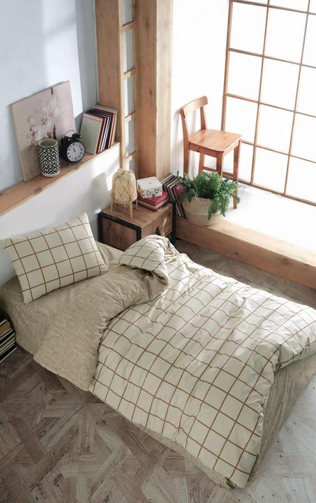 Immagine prodotto L'essentiel Kare Ranforce Single Quilt Cover Set (Copripiumino, 160 x 220 cm)