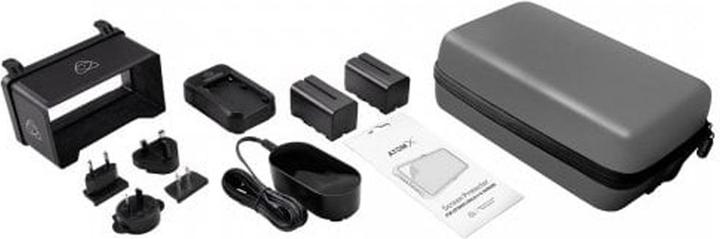 Actual product image Atomos 5" Accessory Kit (copy) (Charger, Cable, Rechargeable battery, Various video accessories)