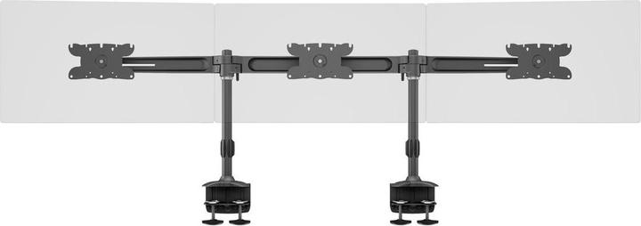 Actual product image Multibrackets Desktopmount Triple Desk Clamp (Table, 32", 8 kg)