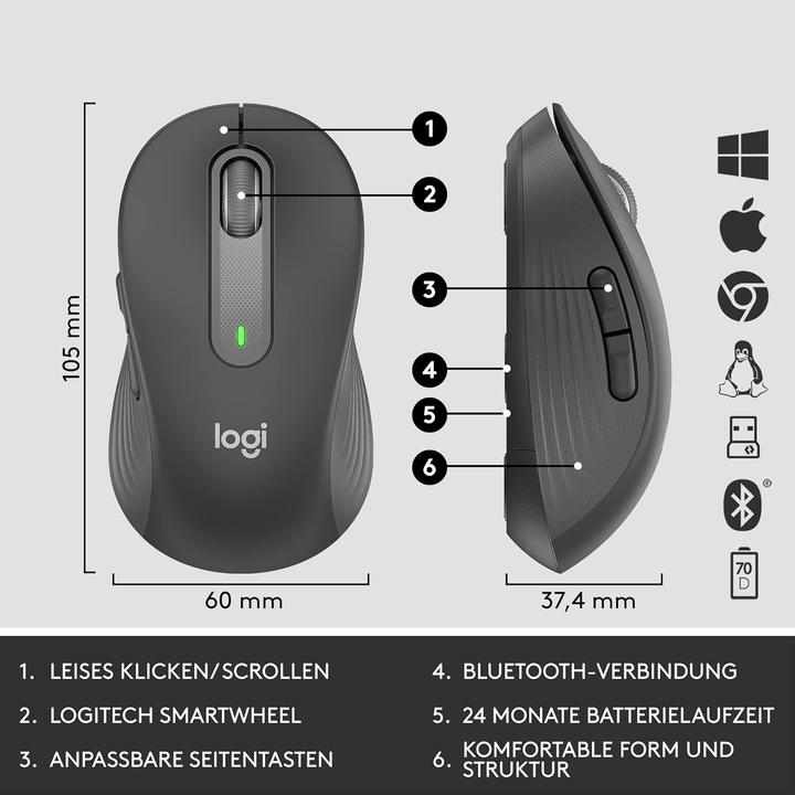 Immagine prodotto Logitech Signature MK650 Combo (Germania, Senza fili)