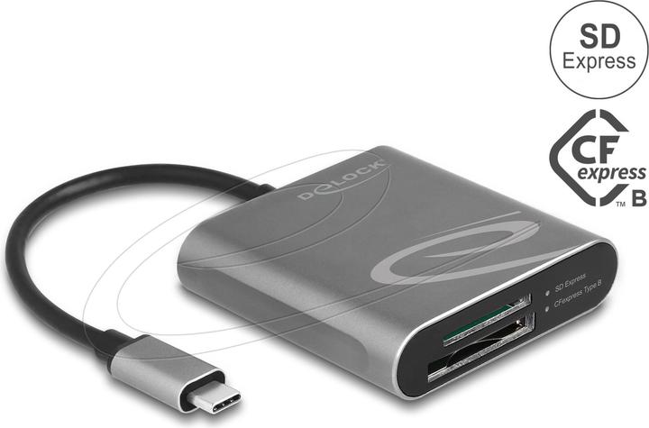 Produktbild Delock USB Type-C Card Reader (USB 3.2 Gen 2)