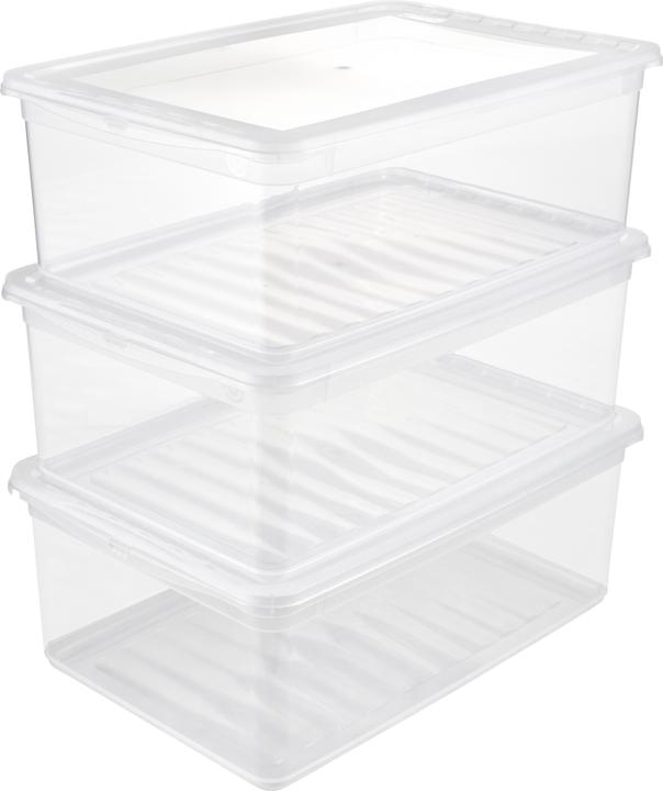 Productafbeelding keeeper Clearbox Set 'Bea (39 x 26,5 x 14 cm, 11 l)