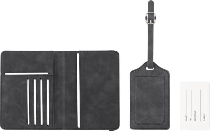 Image du produit MidOcean - Ensemble étui passeport et étiquette pour bagage JETTAG (Pochette pour passeport)