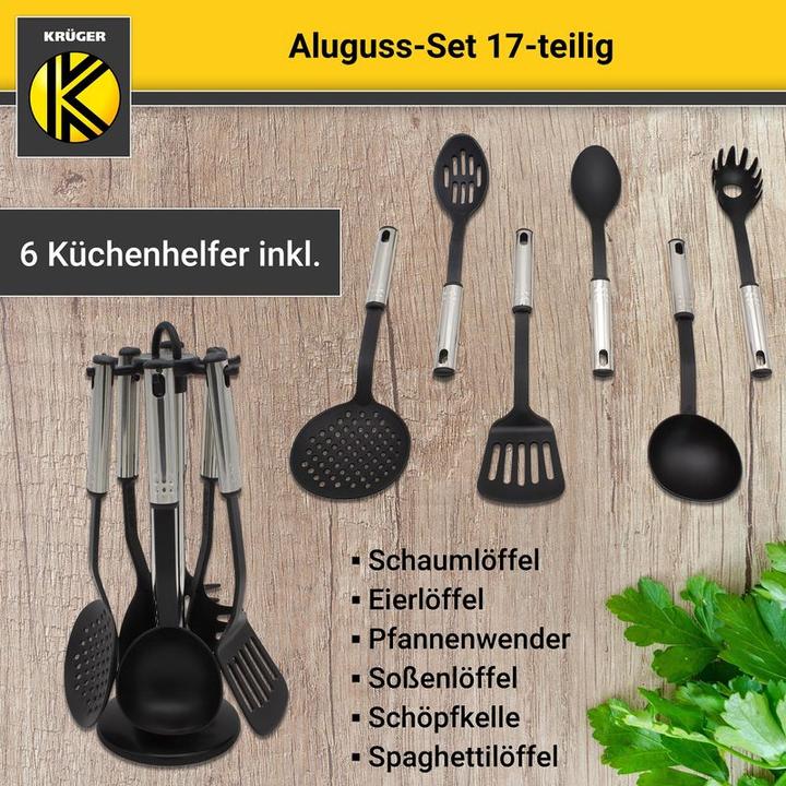 Produktbild Krüger Set Aluguss-Kochgeschirr (28 cm, Aluminiumguss)