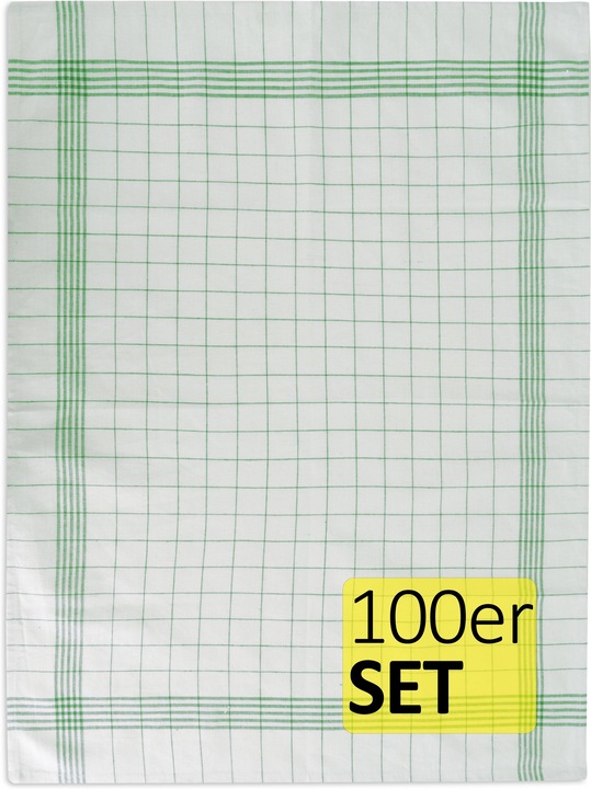 Produktbild Aspero 100 Geschirrtücher aus Baumwolle (55 x 75 cm)