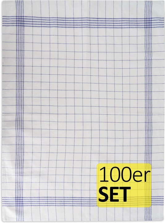 Actual product image Aspero 100 Cotton Tea Towels - 8723 (55 x 75 cm)