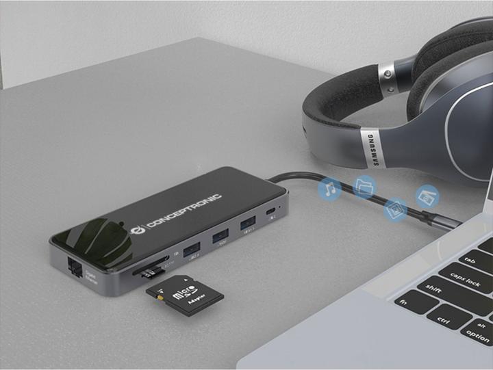 Actual product image Conceptronic DONN15G (USB-C, 1 Ports)