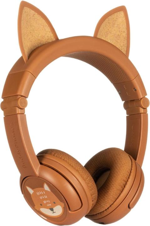 Buddyphones kids headphones wireless Play Ears Plus fox (Brown)