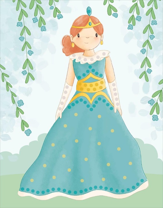 Immagine prodotto Bambole da vestire con adesivi diamantati - principesse e principi
