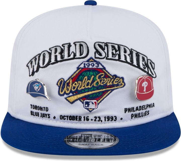 Actual product image New Era Golfer Cap World Series 1993 Pin Blue Jays Phillies (One size)