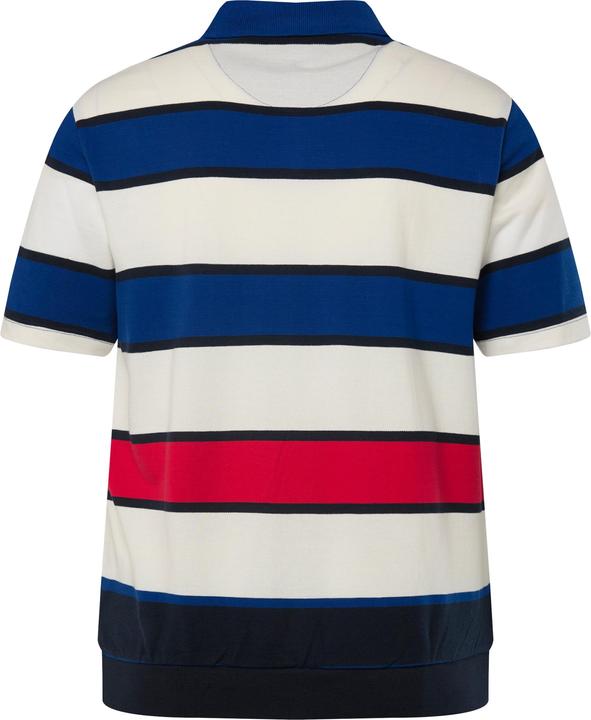 Produktbild Men+ Poloshirt, Halbarm, Ringel, Piqué Bauchfit (7XL)