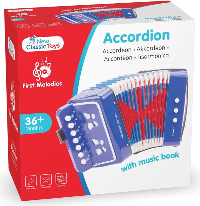 Immagine prodotto New Classic Toys Fisarmonica (Tedesco, Inglese, Francese, Olandese)