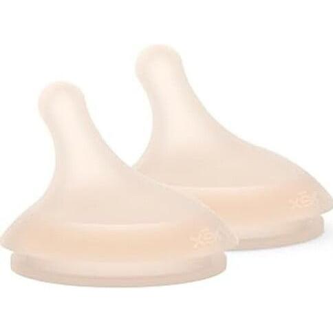 Suavinex, Biberon, Zero Zero (Baby Bottle, Silicone, 2 units, Light, L: Dense Flow)