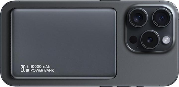 Actual product image Usams Powerbank CY Series CD242 10000mAh 20W Magnetic Wireless tarnish (10000 mAh, 20 W, 20 Wh)