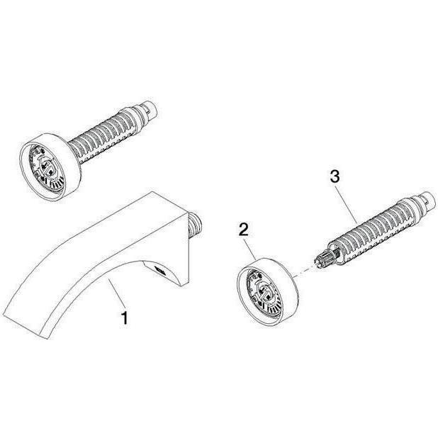 Thumbnail - Dornbracht, Badarmatur, Dornb Waschtisch-Wandbatterie CYO o Ablgrt Ausldg 190mm chr