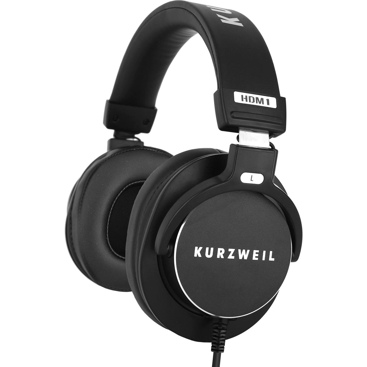 Kurzweil Kpfhörer 45 mm DJ Style (Kabelgebunden), Kopfhörer, Schwarz
