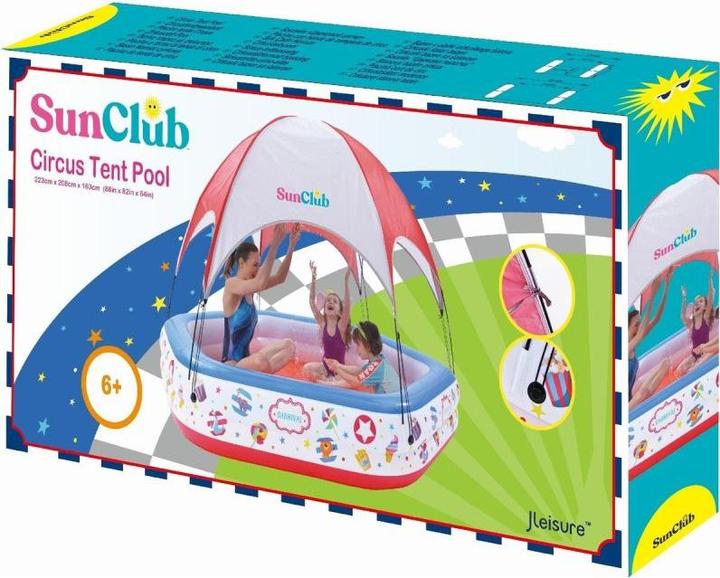 Actual product image Jilong BASEN DZIECIĘCY CIRKUS Z DASZKIEM 223x208x163CM 51124