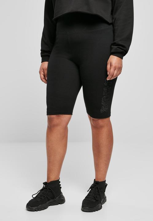 Actual product image Urban Classics Ladies High Waist Branded Cycle Shorts (S)