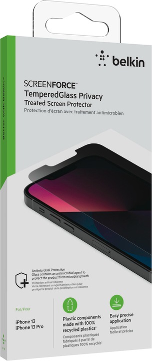Actual product image Belkin Screen Force (1 Piece, Apple iPhone 13)