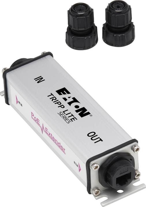Produktbild Eaton Gigabit Ethernet PoE/PoE+ Extender Water Resistant Cat5e/6/6a IP65 IEEE 802.3at/af 3