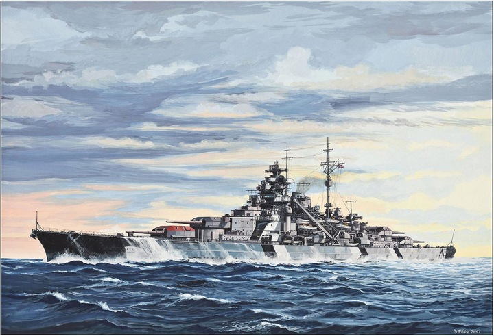 Produktbild Revell Battleship Bismarck 1:700