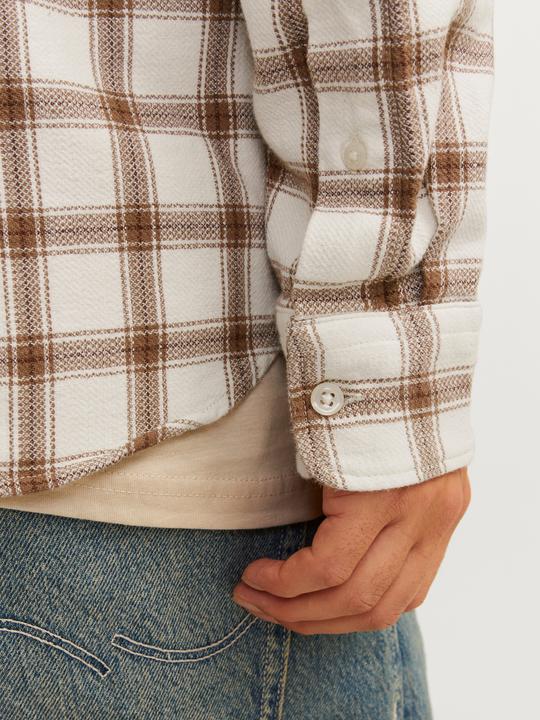 Actual product image Jack & Jones Jprblubrook Check Structure L/S Shirt Sn (XS)