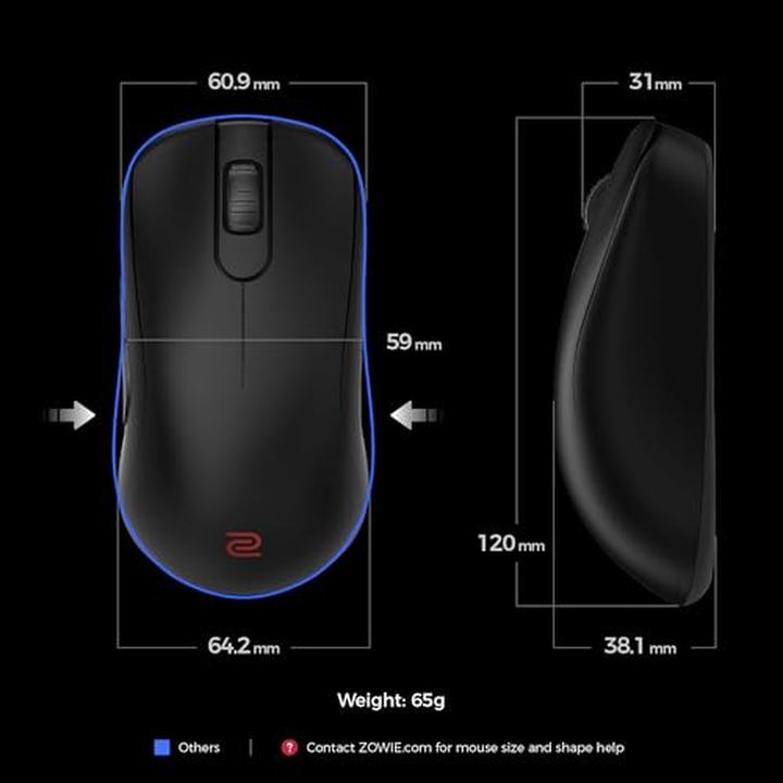 Produktbild BenQ Wireless Mouse S2-Dw (Kabellos)