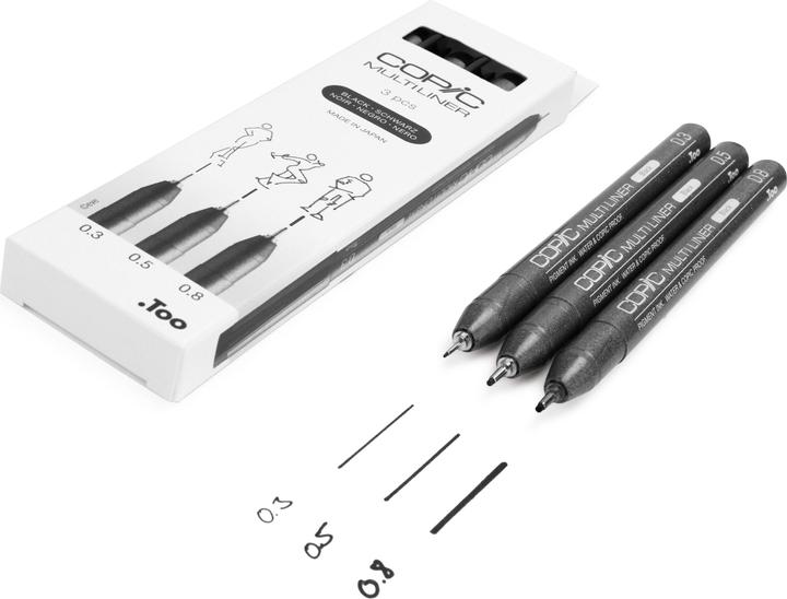 Immagine prodotto Copic Multiliner (Nero, 3x)