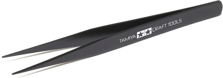 Actual product image Tamiya Tweezers straight - pointed