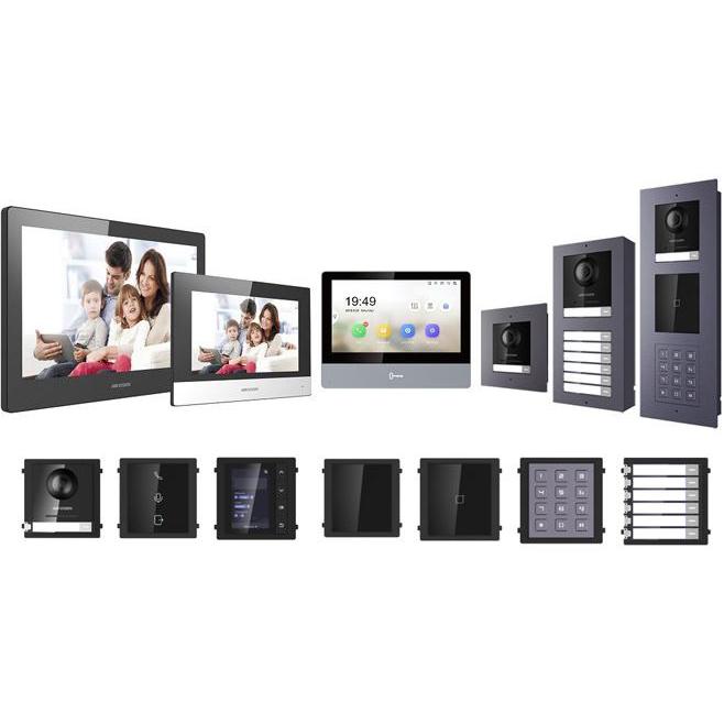 Thumbnail - Hikvision, Klingel + Türsprechanlage, DS-KD8003-IME1(B)/Flush/Europe BV Villa Door Station