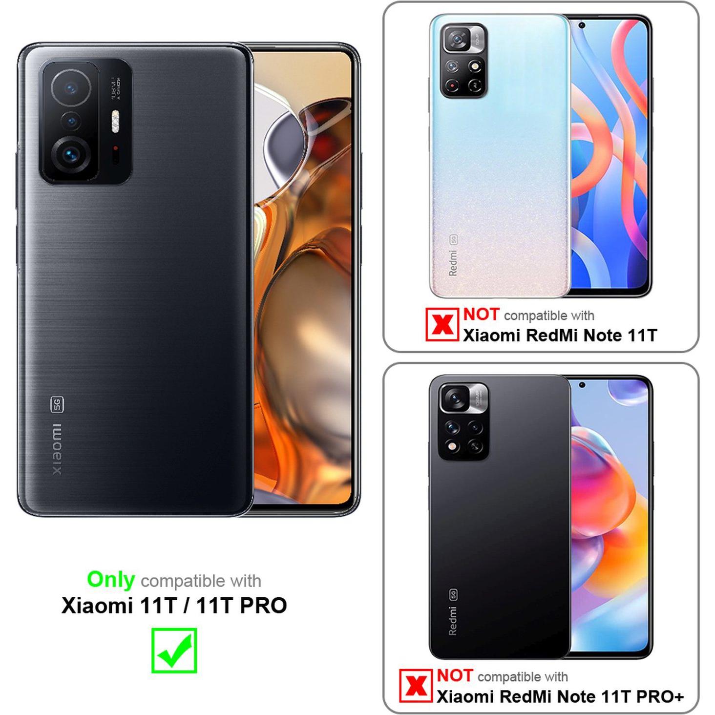 Thumbnail - Cadorabo TPU Liquid Silicone Case Hülle für Xiaomi 11T / 11T PRO (Xiaomi 11T), Smartphone Hülle, Schwarz