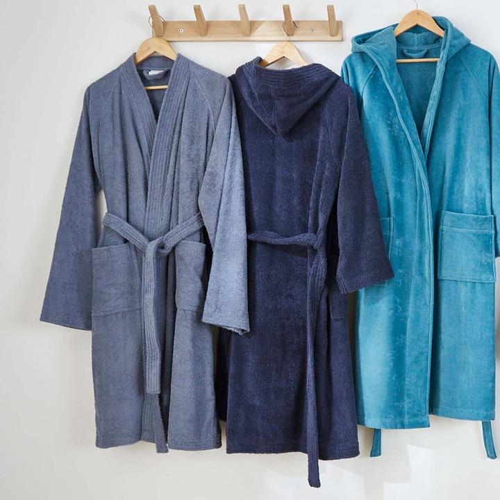 Image du produit La Redoute Interieurs Peignoir éponge col kimono 450g/m (34)