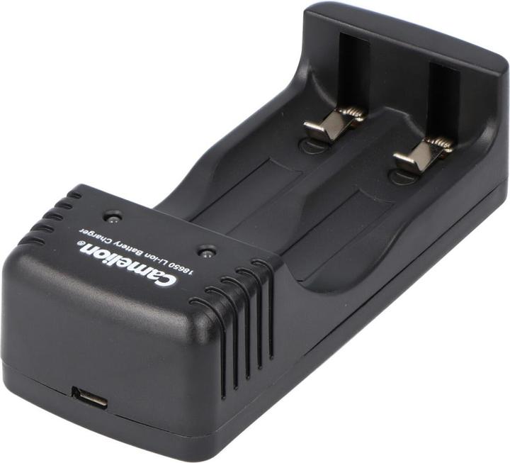Produktbild Camelion Ladegerät inklusive Micro USB Ladekabel passend für 1 oder 2 Li-ion Akku 18650er (Ladegerät ohne Akku)