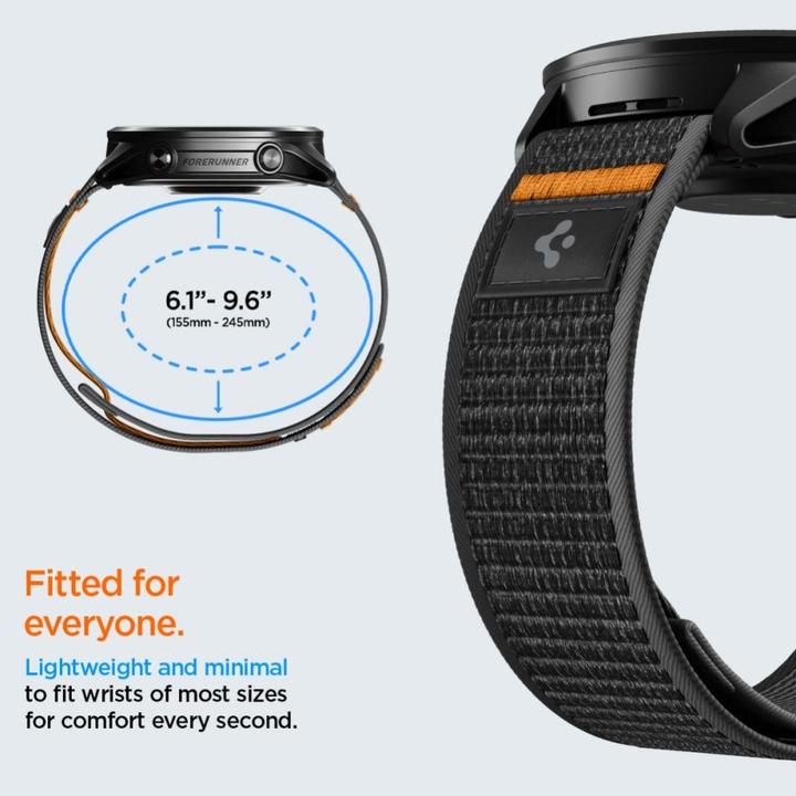 Produktbild Spigen Athlex Air Garmin Quick Release 22 mm Active Black/Orange