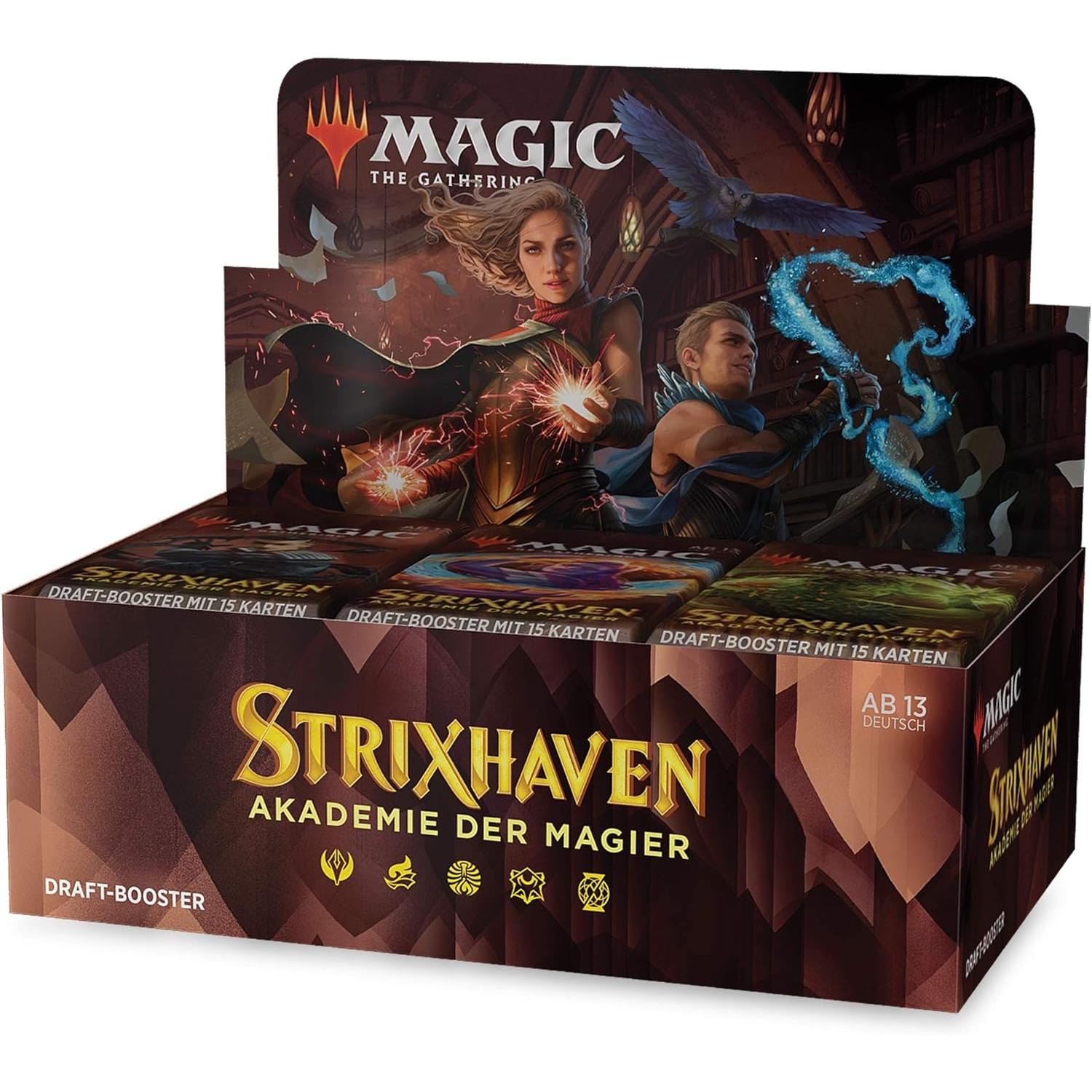 Magic the Gathering Strixhaven: Display Booster Draft (36 confezioni) - Versione tedesca (Tedesco, Display del booster)