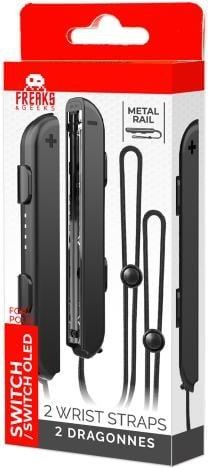 Actual product image Trade Invaders Joy-Con hand wrist strap *1 pair Black (Switch)