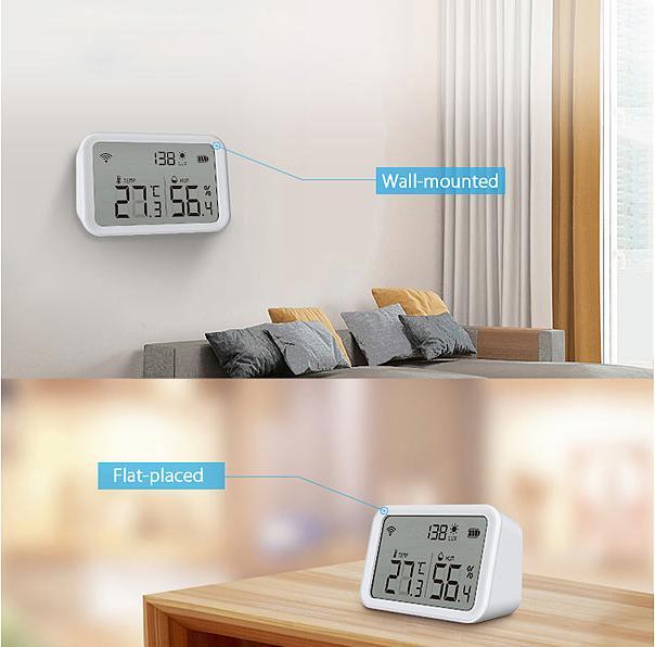 Actual product image Luminea 3in1 WLAN sensor for temperature