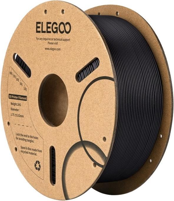 Actual product image Elegoo PLA-CF Filament (Black) (1000 g, Black)