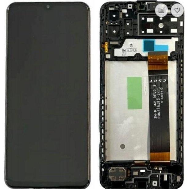 Samsung A135 A13 LCD Black, Mobilgerät Ersatzteile, Schwarz
