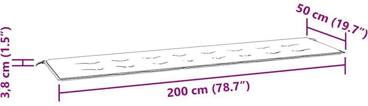 Actual product image VidaXL Veva (200 x 50 x 3 cm)