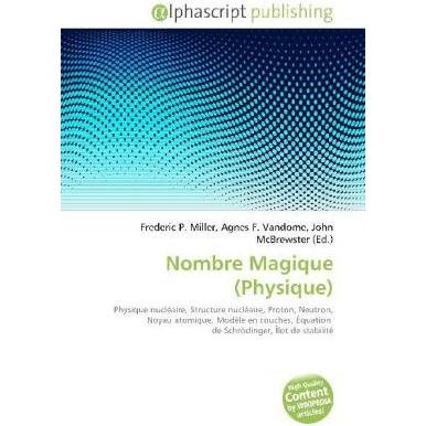 Thumbnail - Nombre Magique (Physique), Fachbücher