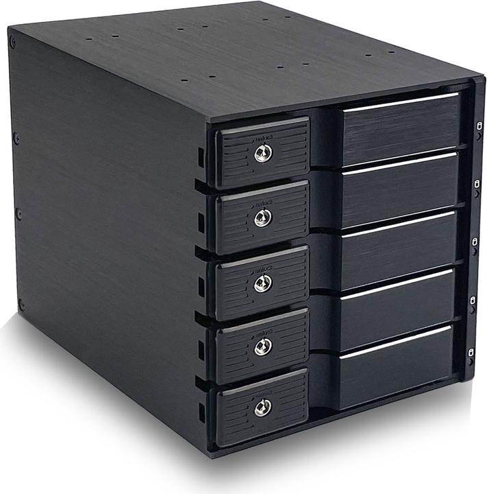 Actual product image Fantec BP-SA3151-12G/6G SAS 12G + SATA 6G backplane for 5x 8.89cm 3.5 inch HDD in a 3x 13.335 cm (3.5")