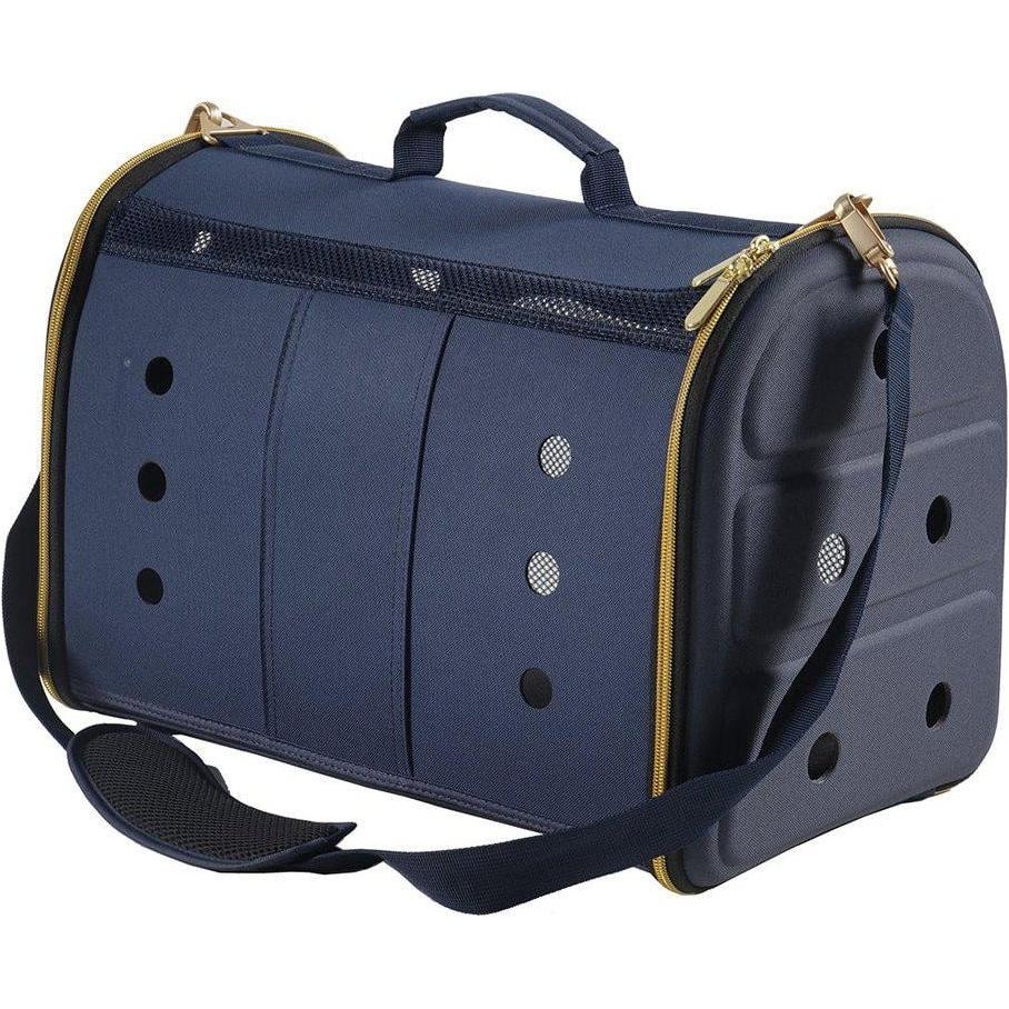 Thumbnail - Ozami PET CARRIER BLUE 46x27x31CM - (703.7070) (Hund, Reflektoren, Abschliessbar), Tiertransport