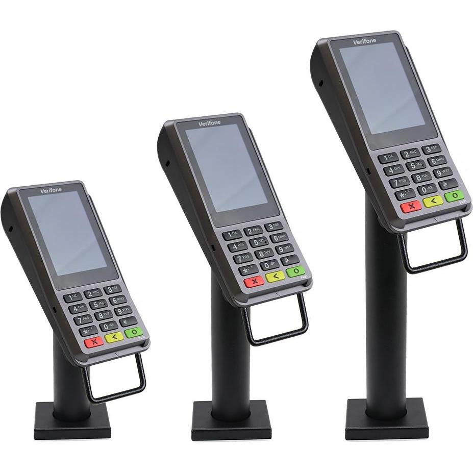 Max Michel Halterung für Verifone P200/P400, eckige Abdeckung, Pole 180 mm, Barcode-Scanner Zubehör