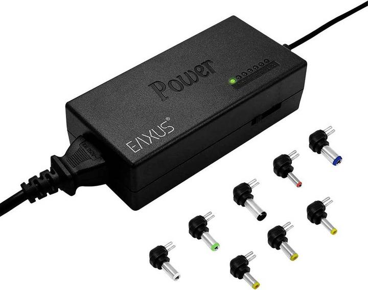 Actual product image Eaxus 4260183015956 Plug-in power supply, adjustable 12 V, 15 V, 16 V, 18 V, 19 V (100 W)