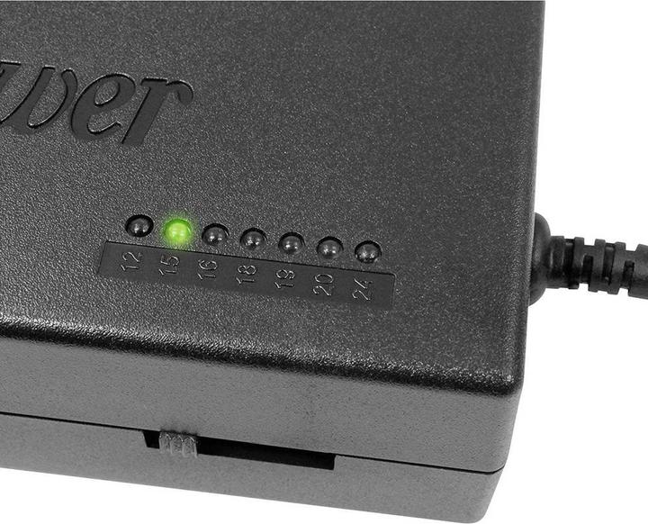 Actual product image Eaxus 4260183015956 Plug-in power supply, adjustable 12 V, 15 V, 16 V, 18 V, 19 V (100 W)