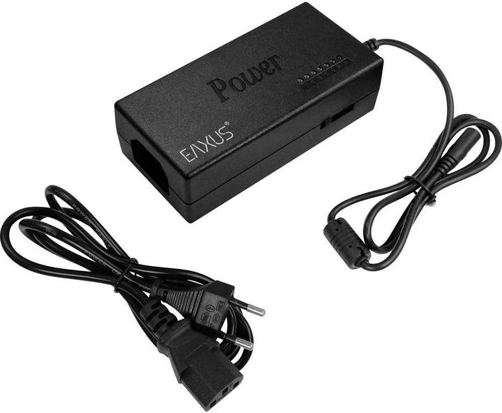 Actual product image Eaxus 4260183015956 Plug-in power supply, adjustable 12 V, 15 V, 16 V, 18 V, 19 V (100 W)
