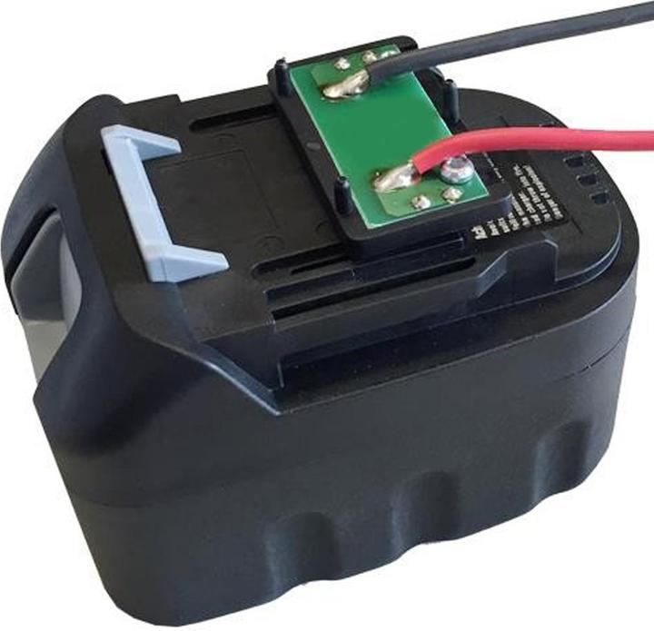 Actual product image AccuCell Charging clamp for the Makita battery with sliding contacts from the Makita Makstar series