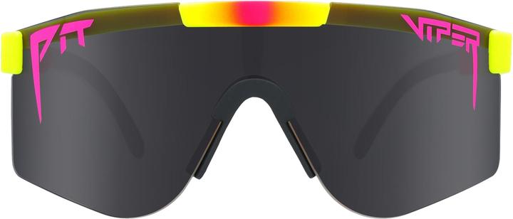 Actual product image Pit Viper The Originals The Italo Double Wide Polarised (Pink, Yellow, Polarized Smoke)