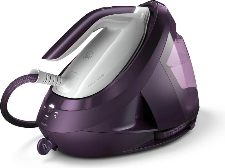 Productafbeelding Philips PSG8050/30 stoomstrijkstation SteamGlide strijkzool paars (2700 W, 600 g/min)